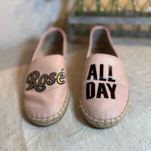 Circus by Sam Edelman Leni "Rosé All Day" espadrille flat.‎ Women’s Size 9.5